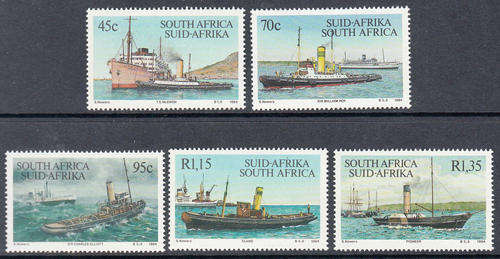 RSA SACC 866-870: 13.5.1994 - TUGBOATS SET OF 5. UNMOUNTED MINT(**)