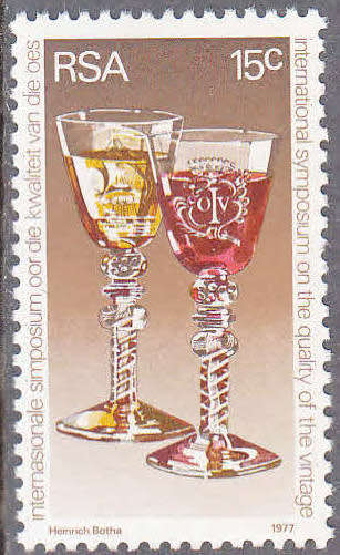 RSA SACC 415: 14.2.1977: INTERNATIONAL WINE SYMPOSIUM. U/MINT (**)