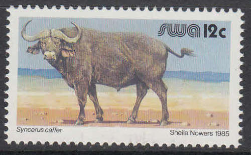 SWA: SACC 453: 1.4.1985: 12c ADDITIONAL VALUE TO DEFINITIVE ISSUE. U/MINT(**).