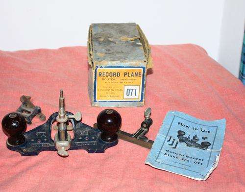 Record Router Plane No 71