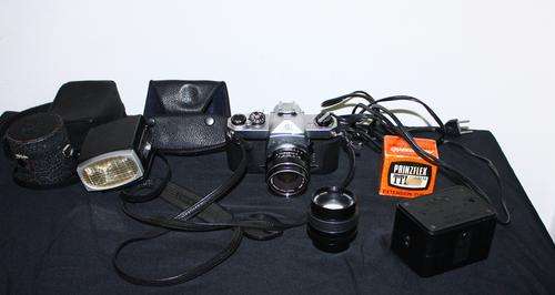 Pentax SP 1000 with 2 lenses and some Extra's