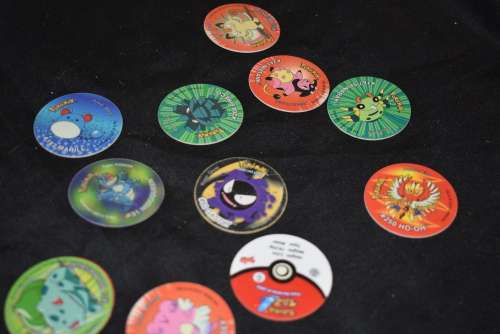 34 Assorted Pokemon Tazo's