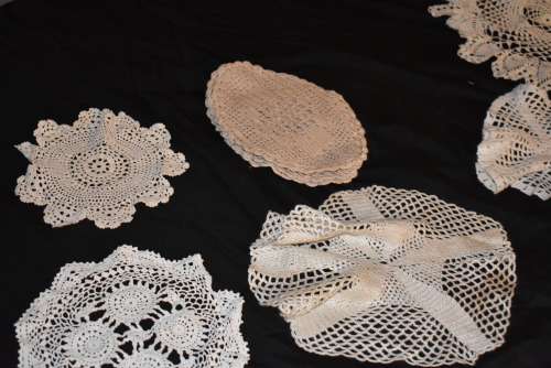 40 Assorted Crocheted Cloths