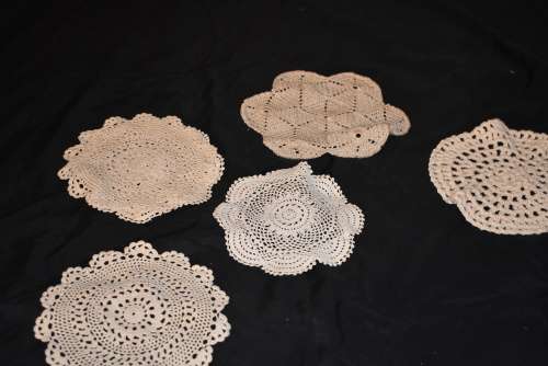 40 Assorted Crocheted Cloths