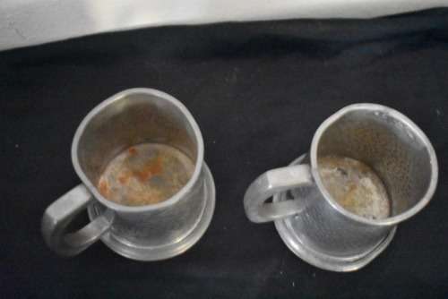 2 Pewter Beer Mugs