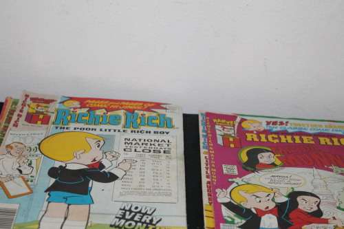 9 Richie Rich Comic Books