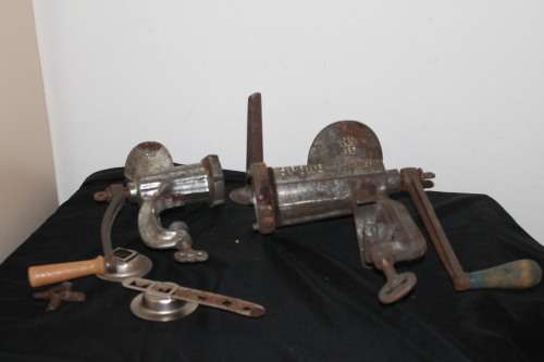 2 Meat Mincers No 5 and 10