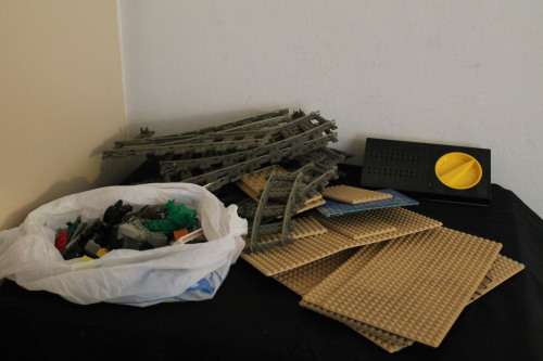 Lego Train Tracks and Sheets