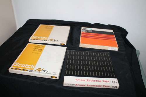 12 Reel to Reel Recording Tapes