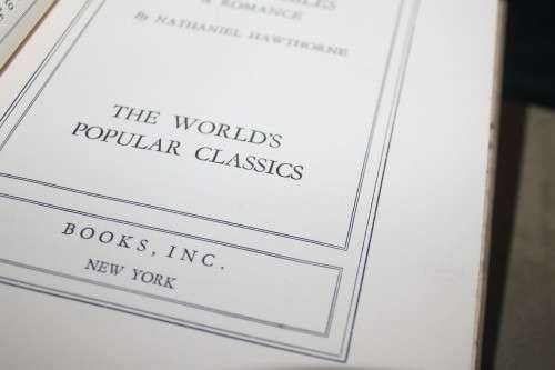 10 Volumes of The World's Popular Classic's