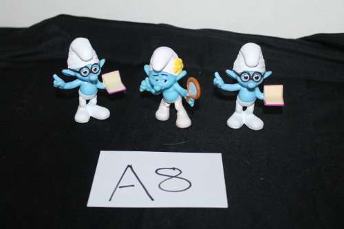 3 x McDonalds Smurfs