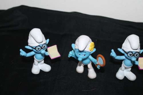 3 x McDonalds Smurfs
