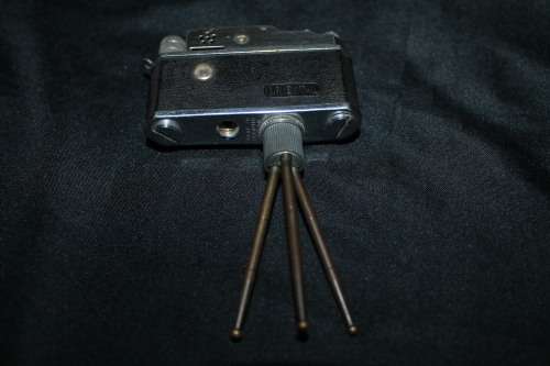 Mini Spy Camera Lighter on tri pod