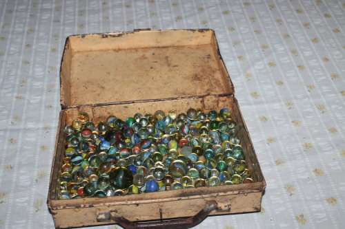 Tin of Marbles