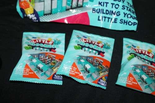 Checkers Lego Starter Kit and 3 small Packets
