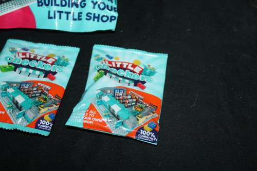 Checkers Lego Starter Kit and 3 small Packets