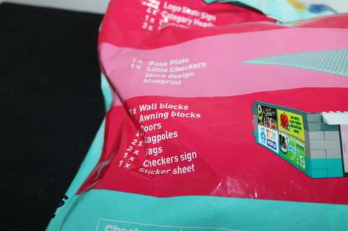 Checkers Lego Starter Kit and 3 small Packets