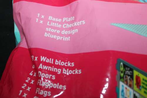 Checkers Lego Starter Kit and 3 small Packets