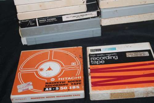 15 Reel to Reel Tapes