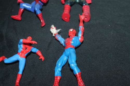 Spiderman x 4 Action Figures