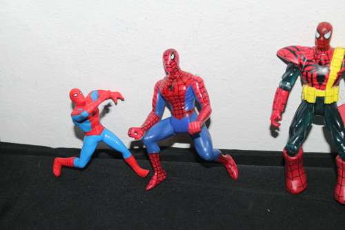 Spiderman x 4 Action Figures