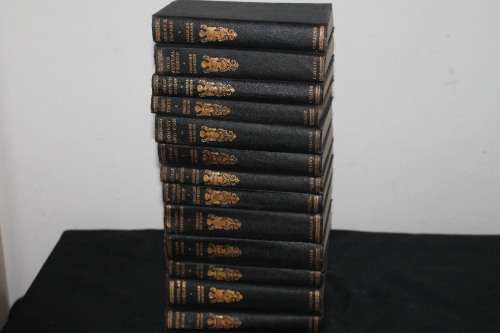Set of 13 Leather Bound Charles Dickens