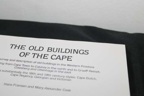 Old buildings of The Cape A A Balkema