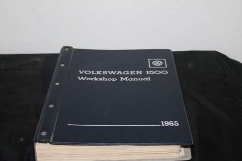 Volkswagen 1500 Workshop Manual 1965 Vol 1