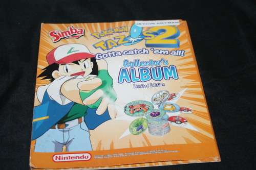 4 Pokemon Tazo Albums