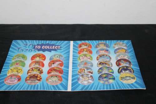 4 Pokemon Tazo Albums