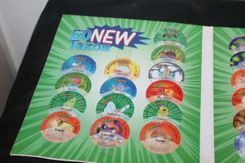 4 Pokemon Tazo Albums