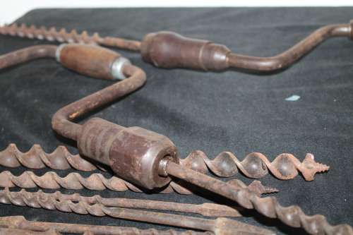 2 Hand Held Drills and Bits