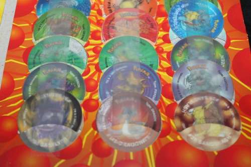 4 Pokemon Tazo Albums