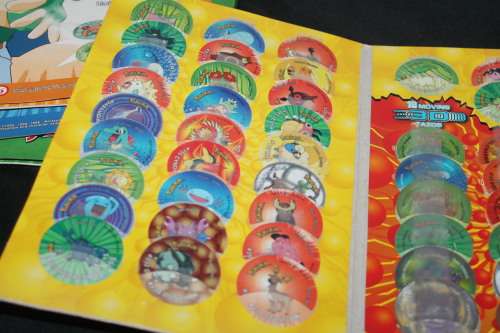 4 Pokemon Tazo Albums