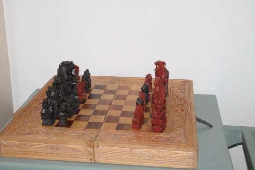 Wooden Chess set in Box