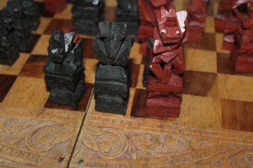 Wooden Chess set in Box