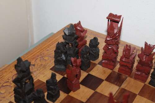 Wooden Chess set in Box