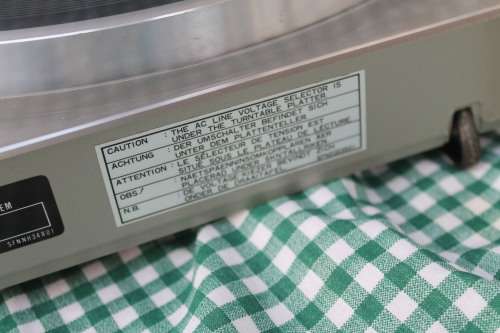 National Panasonic SL H304 Turntable