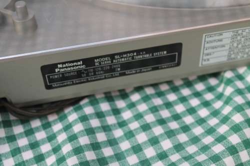 National Panasonic SL H304 Turntable