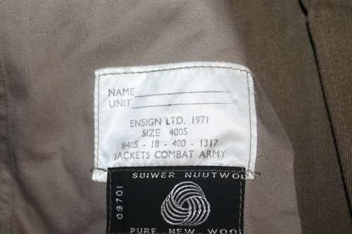 1971 Army Combat Jacket and pants