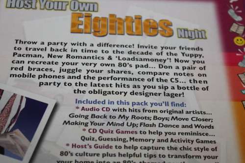 How to Host your own 80`s night