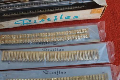 12 Assorted Vintage watch straps