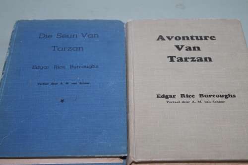 Avonture van Tarzan Edgar Rice Burroughs 2 books