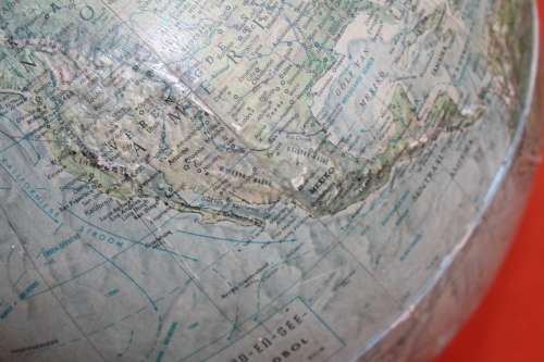 Vintage World Globe
