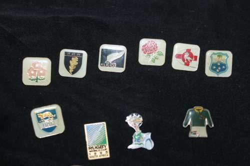 12 Rugby Pins
