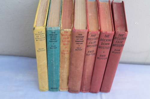 7 Assorted Enid Blyton Hard Covers