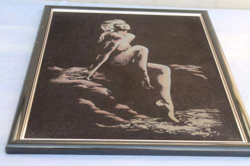 Vintage Velvet Painting