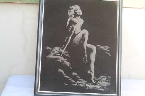 Vintage Velvet Painting