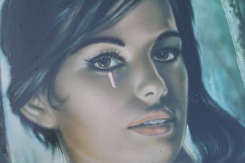 J H Lynch Print Tina Portrait Vintage Mid Century Art