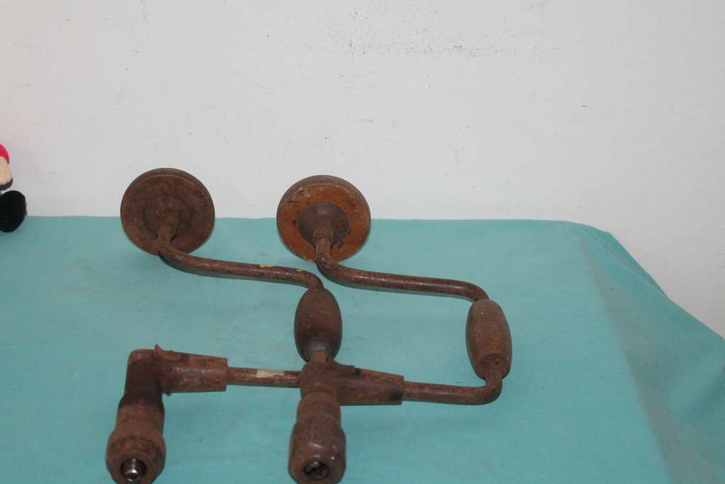 Tools 2 Drills with Bits, screwdriver and measure